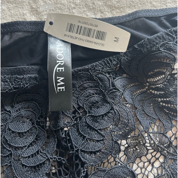 🖤NWT Adore Me Sexy Lacy Thong - Sz Medium - Picture 5 of 5